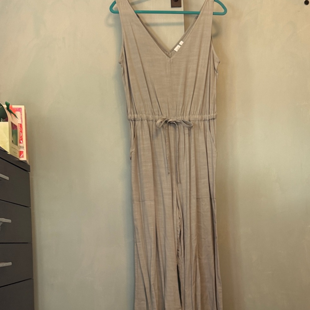 Gap Vintage Sleeveless Light Olive Green Jumpsuit